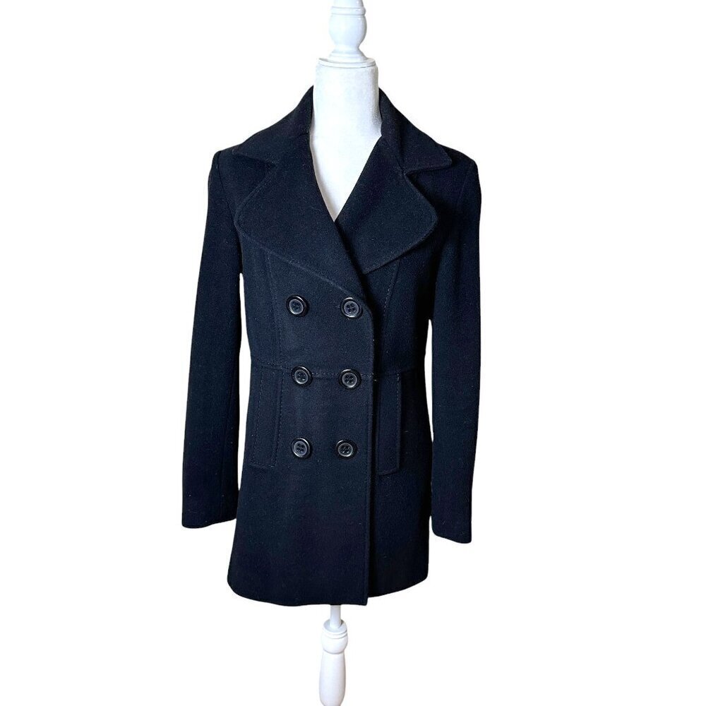 ESPRIT Outerwear Wool Double Breasted Coat Jacket Size Small